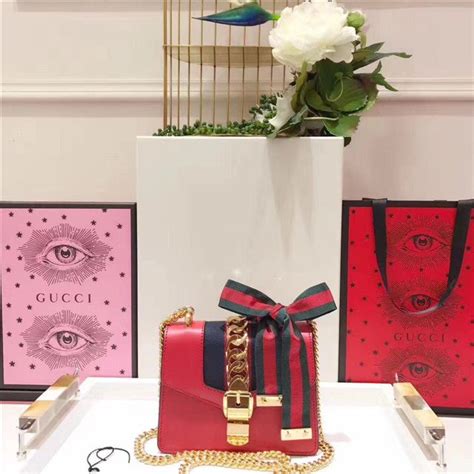 gucci sylvie mini chain bag replica